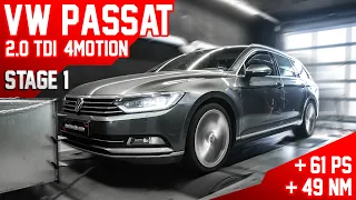 VW Passat Variant 2.0 TDI 4MOTION | Softwareoptimierung Stage 1 | Dyno - 100-200km/h | mcchip-dkr