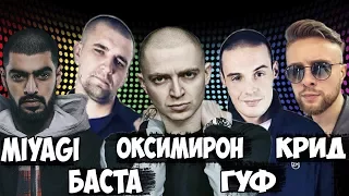 Американцы Слушают Русскую Музыку #26 КРИД, MIYAGI, БАСТА, Oxxxymiron, ГУФ,  Noize MC, OBLADAET