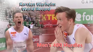 World Record in Men's 400 Hurdles for Karsten Warholm