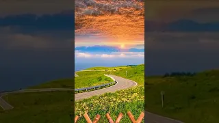 Beautiful nature sunset status|Sunset view status#shorts #nature #ytshorts #sunset #sunsetview