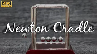 4k Newton Cradle with Relaxing Piano Music | 2 Hour Meditation Concentration Relaxation