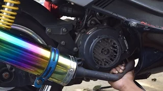 THE BEST EXHAUST EVER | SCOOTER FIXING FT JAVON