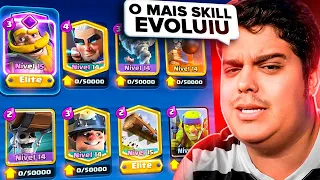 O DECK MAIS SKILL DO JOGO FICOU *IMPARAVEL* COM O CAVALEIRO EVOLUIDO