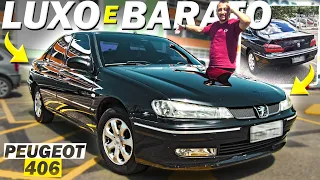 UM SEDAN DE LUXO ABAIXO DOS 18 MIL REAIS😱 Peugeot 406