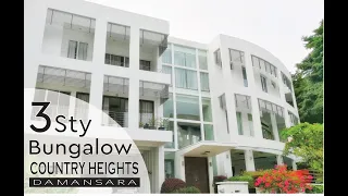 Country Heights Damansara: RM9Million to Own this Magnificent Stark White 3 Storey Bungalow