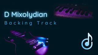 Infectious Mixolydian funk backing track in D