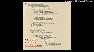 Amedeo Minghi – Un Uomo Venuto Da Lontano  (con testo)