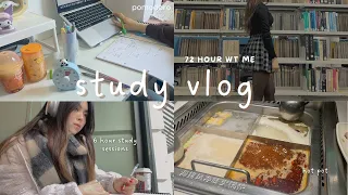 72hr biochem study vlog | Exam study, productive days during winter break