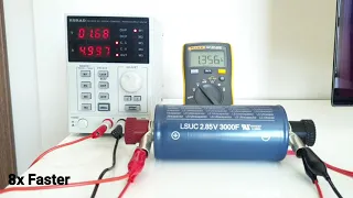 How to Charge a Super Capacitor 2.85V 3000F - 2020