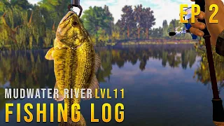 Fishing Planet FISHING LOG [F2P] EP 2 - Completing MUDWATER RIVER! #fishingplanet