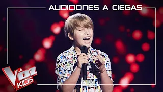 Mario Falero canta 'Cómo mirarte' | Audiciones a ciegas | La Voz Kids Antena 3 2022