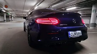 Mercedes-Benz C63S AMG start up/sound/rev