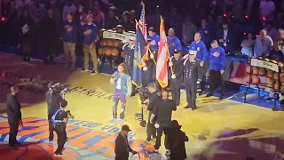 Tori Kelly singing national anthem for Knicks-Cavs 2023 playoffs game 3 @ MSG