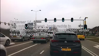 Haast op zondagmiddag Balkenweg Dashcam Assen 250318