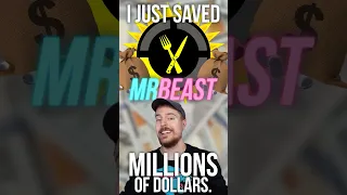 I Saved MrBeast $1,000,000! 💰 #shorts