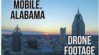 Drone Flying in Mobile, Alabama (4K)