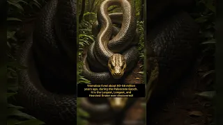 Titanoboa lived about 60-58 million years ago, during the Paleocene Epoch. It is the largest snake