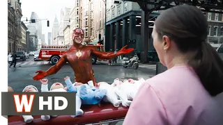 The Flash (2023) - Flash Saves the Babies Funny Scene In Hindi | Movie Clip HD