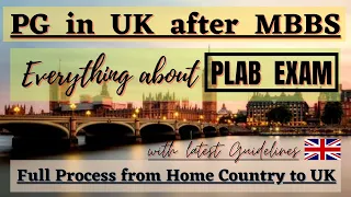 PG in UK after MBBS || PLAB EXAM || Residency in UK after MBBS || PLAB 1 || PLAB 2 || Medicozee