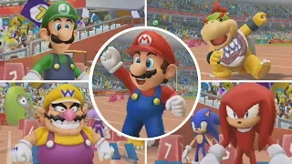 Mario and Sonic at the London 2012 Olympic Games: Athletics - 100m Sprint (All Characters)