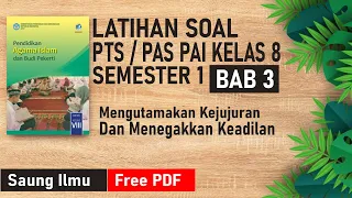 Latihan Soal PTS / PAS PAI KELAS 8 Semester 1 BAB 3 |  Free PDF