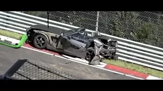 NEW.The craziest Nurburgring Crash Collection 2019.