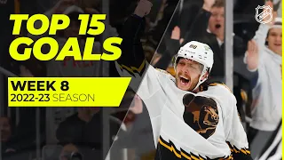 Pastrnak, Hughes, Rantanen | Best Goals from Week 8 | 2022-23 NHL Season