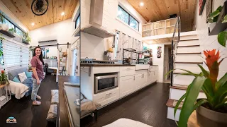 Her Spacious 42 ft 5th Wheel Tiny House - Tall Bedroom & Full Bathroom