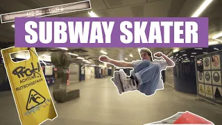 Skating An Abandoned Subway Station In Vienna