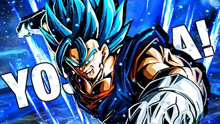 *TUTTI* VOGLIONO QUESTA CARTA! 100% F2P LR VEGITO BLUE EZA (DOKKAN FAN MADE)