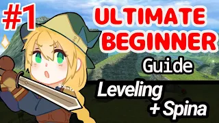 Toram Online ULTIMATE BEGINNER GUIDE | LEVELING + SPINA FROM ZERO 2020 VERSION