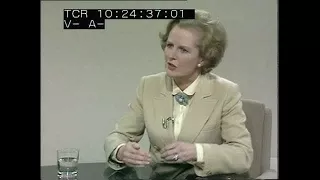 Margaret Thatcher interview - TV Eye