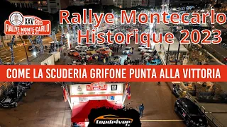 Rallye Montecarlo Historique 2023, come la Scuderia Grifone punta alla vittoria.