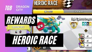 Dragon City Heroic Race Rewards • How To Claim ☆☆☆