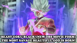 BEAST GOKU BLACK (White Hair Form DBS: Super Hero Movie) NEW MOVESET & SKILLS! DB Xenoverse 2 Mods
