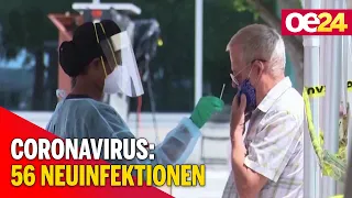 Coronavirus: 56 Neuinfektionen in Österreich