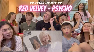 COUSINS REACT TO Red Velvet 레드벨벳 - Psycho @ReVe Festival FINALE