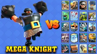 MEGA KNIGHT vs ALL CARDS | Clash Royale - Royal OVS