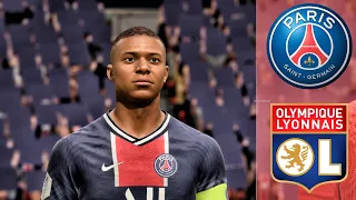 PSG vs LYON Ft neymar, mbappe, depay, | 14 Dec, 2020 Prediction Gameplay & Full match