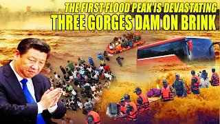 China's Three Gorges Dam is about to COLLAPSE as The first flood peak has terrible destructive power