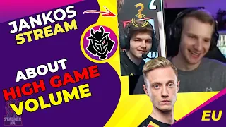 G2 Jankos About Rekkles[?] Playing With High Game Sound ft. XL Mikyx