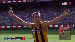 Hodge with one of the great GF goals - AFL