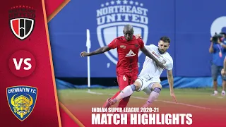 ISL 2020-21 Highlights M26: NorthEast United Vs Chennaiyin FC