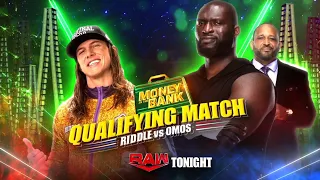 Riddle Vs Omos Clasificación a Money In The Bank 2022 - WWE Raw 20/06/2022 (En Español)