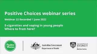 E-cigarettes and vaping in young people – where to from here?