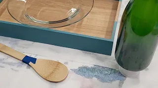 Acrylic Pouring On Objects
