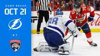 RECAP: Lightning @ Panthers 10/21/22 | OT MAGIC!!!