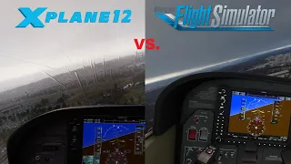 MSFS vs. XP12 Default C172 | Which one looks more realistic to you?