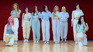 TWICE - Alcohol-Free (Dance Practice Mirrored + Zoomed)