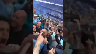 João Cancelo celebrating with City fans 7 months ago #mancity #cancelo